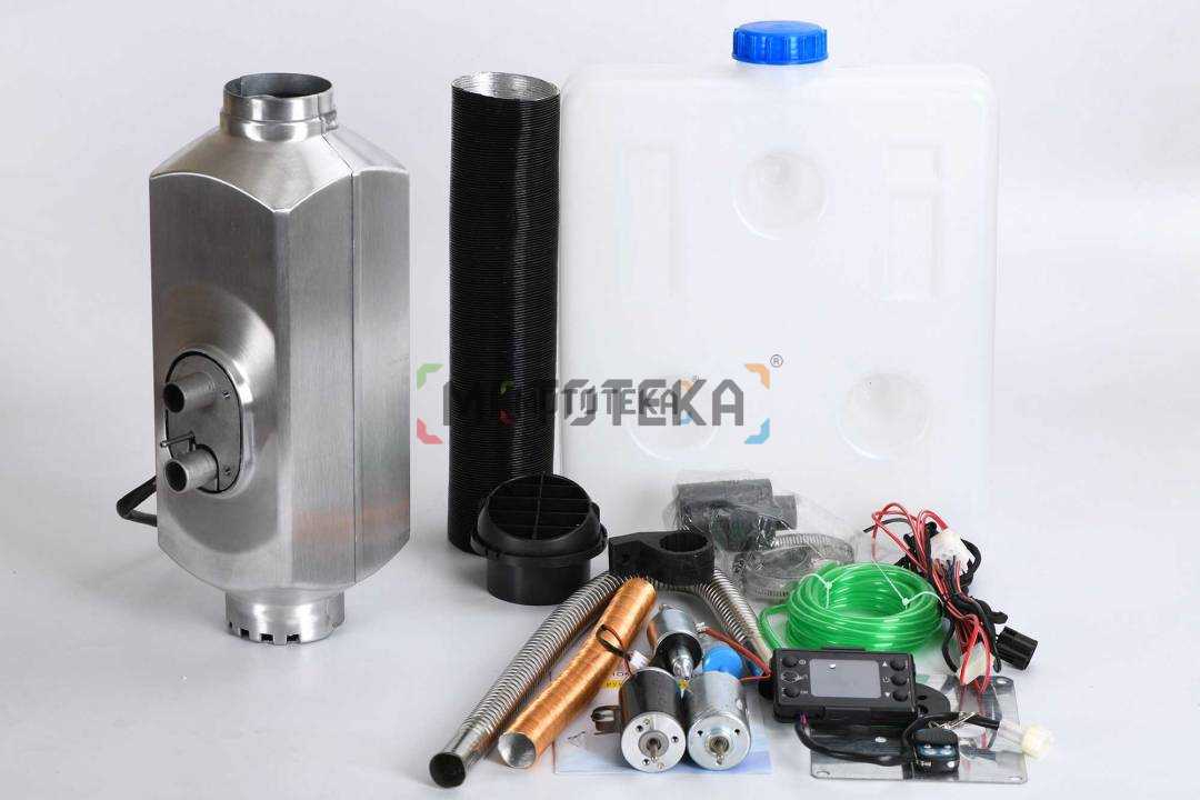 Отопитель дизельный автономный Kyoda (Кьёда) XD-16 без корпуса (Фен Алюминий) 12 вольт 5кВт